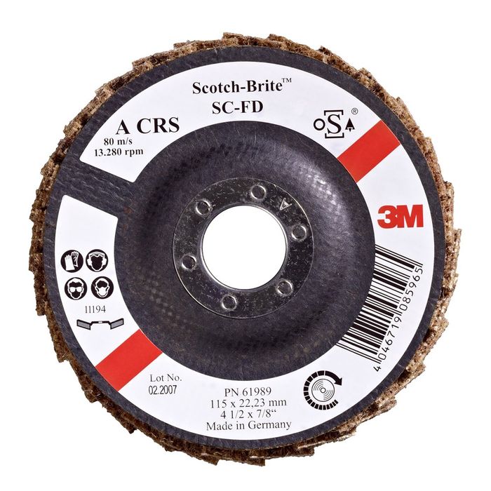 3M Scotch-Brite™ Sc-Fd Scotch-Brite Lamellenschijf 3M Scotch-Brite™ Sc-Fd Scotch-Brite Lamellenschijf