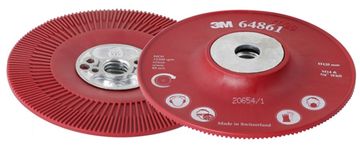 3M Steunschijf Tbv Fiberschijf Rood 125Xm14
