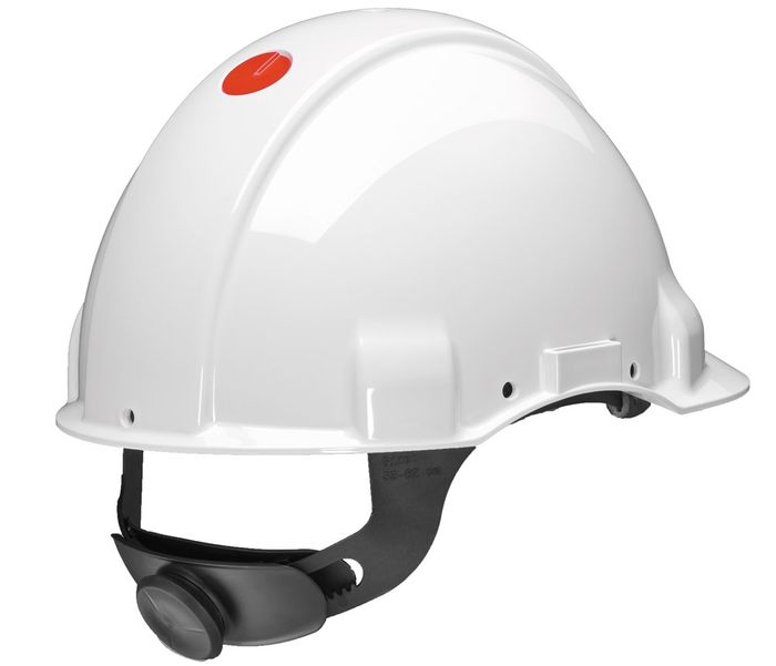 3M 3M Veiligheidshelm met draaiknop Wit 3M 3M Veiligheidshelm met draaiknop Wit