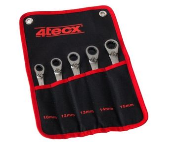 4tecx® Ring-steek ratelseutelset 10-15mm
