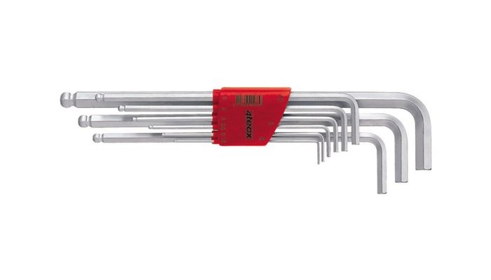 4tecx® Inbussleutelset zesk./kog.kop 4tecx® Inbussleutelset zesk./kog.kop