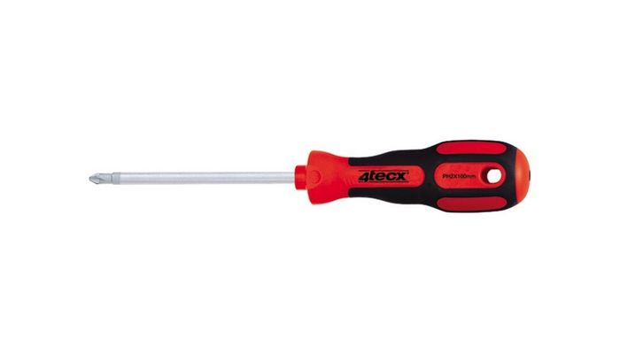 4tecx® Schroevendraaier Phillips PH0 l60mm 4tecx® Schroevendraaier Phillips PH0 l60mm