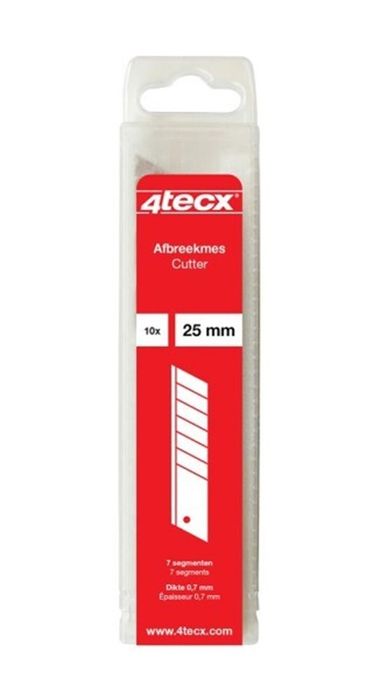 4tecx® Reservemesjes afbreek 25mm in box 10st.