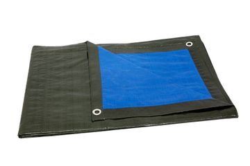 4tecx® Dekkleed blauw-groen 10 x 12m 150 gram