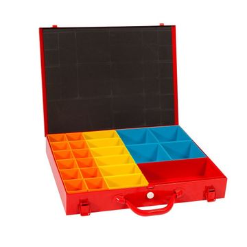 4tecx® Opbergkoffer Sysbox Metaal 23 vaks