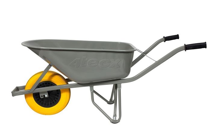 4tecx® Kruiwagen 80ltr grijs flex pro 4tecx® Kruiwagen 80ltr grijs flex pro
