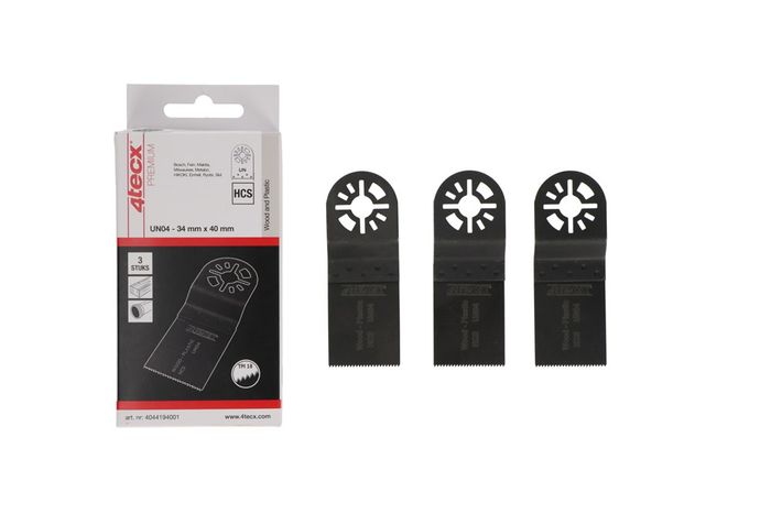 4tecx® Multizaagblad un04 std hcs 34x40mm 3st.