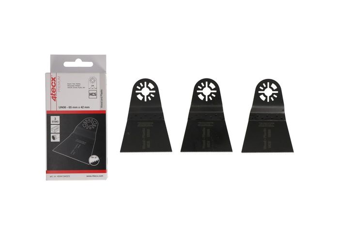 4tecx® Multizaagblad un08 std hcs 65x42mm 3st. 4tecx® Multizaagblad un08 std hcs 65x42mm 3st.