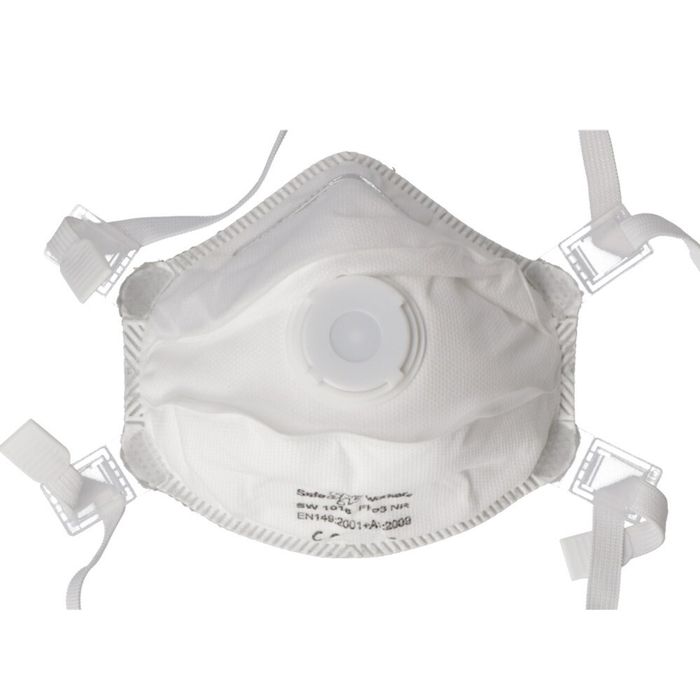 4tecx® Stofmasker FFP3 met ventiel 5 stuks 4tecx® Stofmasker FFP3 met ventiel 5 stuks