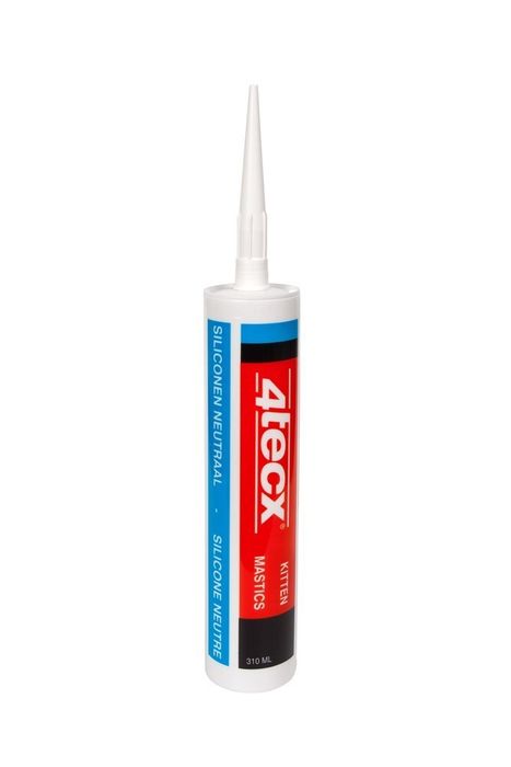 4tecx® Siliconenkit neutraal transparant 310ml