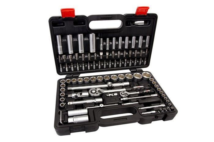 4tecx® Doppenset 1/2 + 1/4 94-delig 4tecx® Doppenset 1/2 + 1/4 94-delig