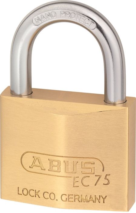 ABUS Hangslot Messing Ec Op Kaart 75/40 C