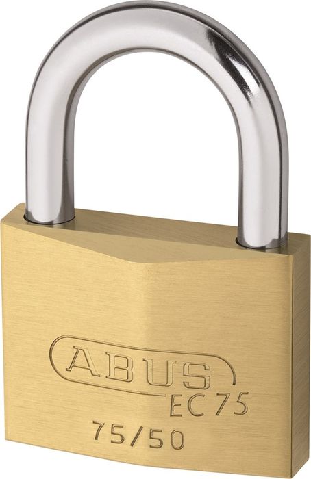 ABUS Hangslot Messing Ec Op Kaart 75/50 C