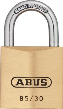 ABUS Hangslot Messing 85/30 Blister