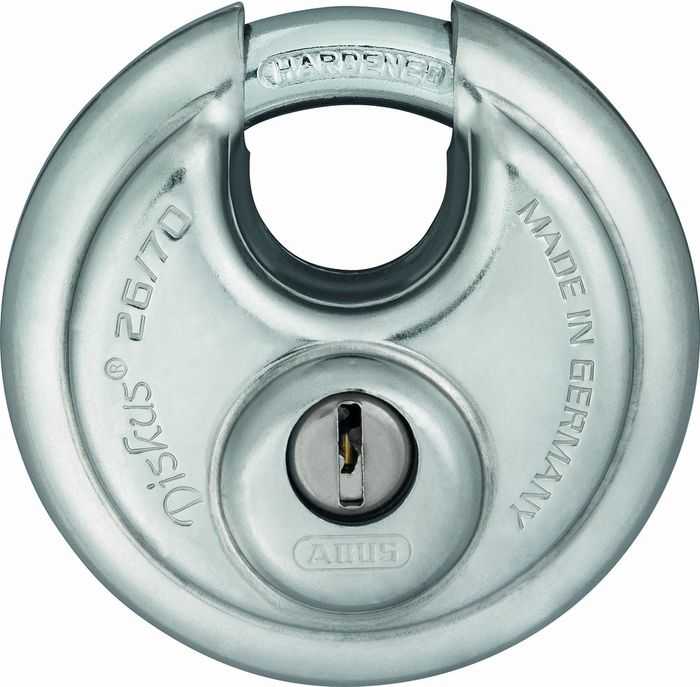ABUS Hangslot Diskus Op Kaart 26/70 C * ABUS Hangslot Diskus Op Kaart 26/70 C *