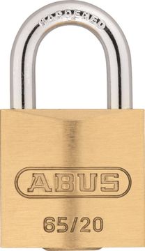 ABUS MESSING HANGSLOT 20MM 2X GELIJKSLUITEND