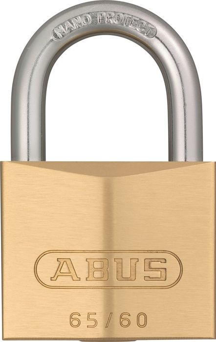 ABUS Hangslot Messing 65/60 Blister ABUS Hangslot Messing 65/60 Blister