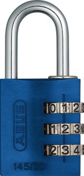 ABUS Hangslot M/Cijfercombinatie 145/30Blauw