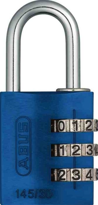 ABUS Hangslot M/Cijfercombinatie 145/30Blauw ABUS Hangslot M/Cijfercombinatie 145/30Blauw
