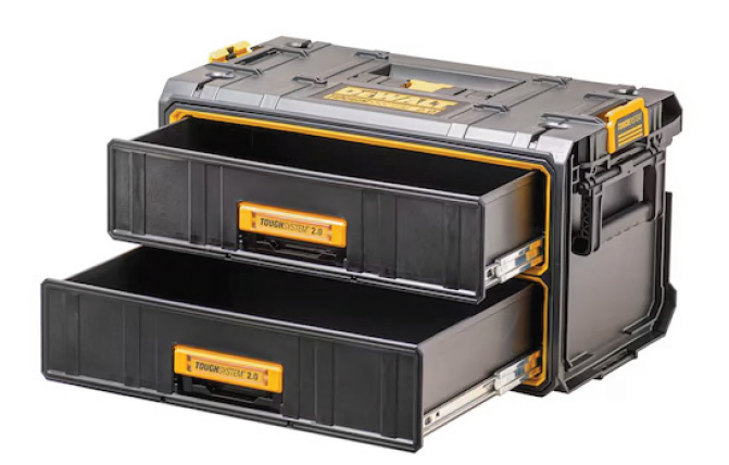 Mapeco ToughSystem 2.0 Koffer met 2 lades