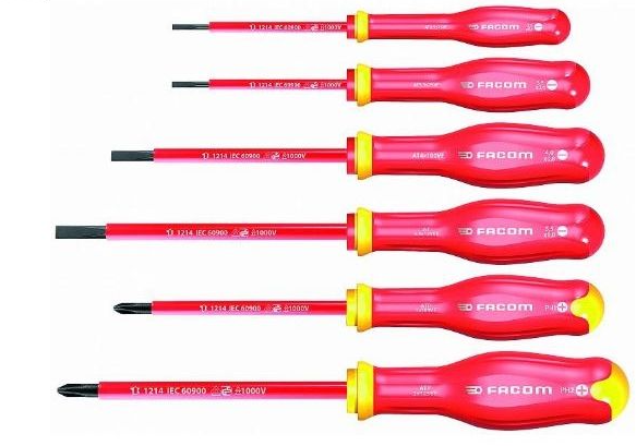 Mapeco Set Van 6 1000V SchroevendraaiersSleuf/Ph