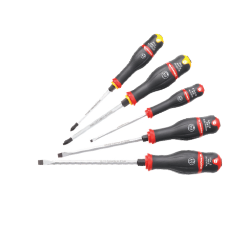 Mapeco Set Van 5 Shock Schroevendraaiers
