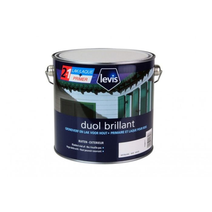 Levis Duol Brillant-3/4L-1-Wit Levis Duol Brillant-3/4L-1-Wit