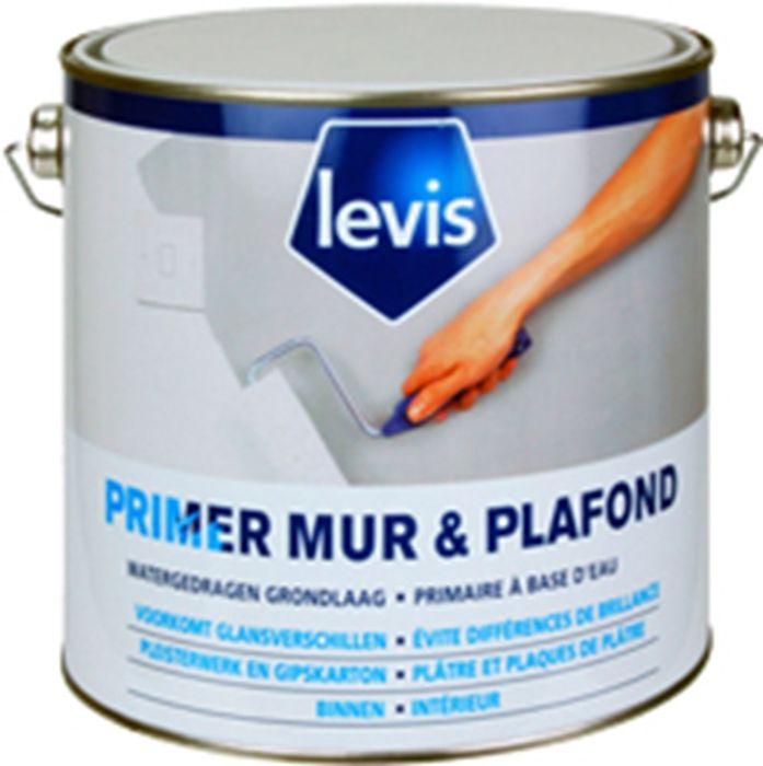 Levis Primer M&Pl-2,5L-Wit Levis Primer M&Pl-2,5L-Wit
