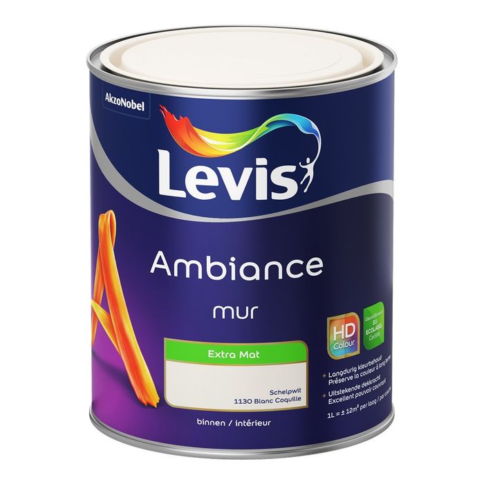 Levis Amb.Mur Ext.M.-1L-1130-Schelpwit