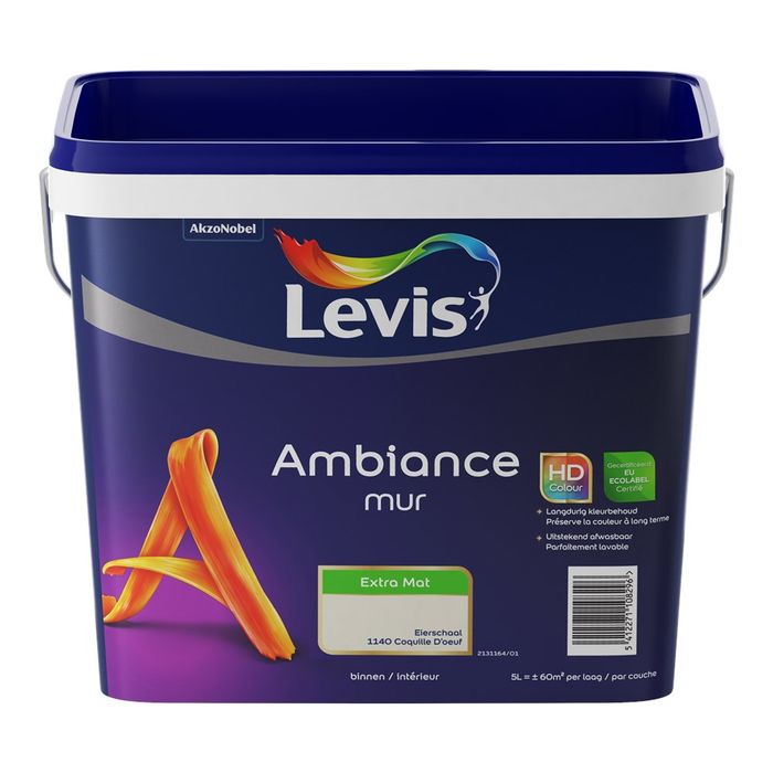 Levis Amb.Mur Ext.M.-5L-1140-Eierschaal