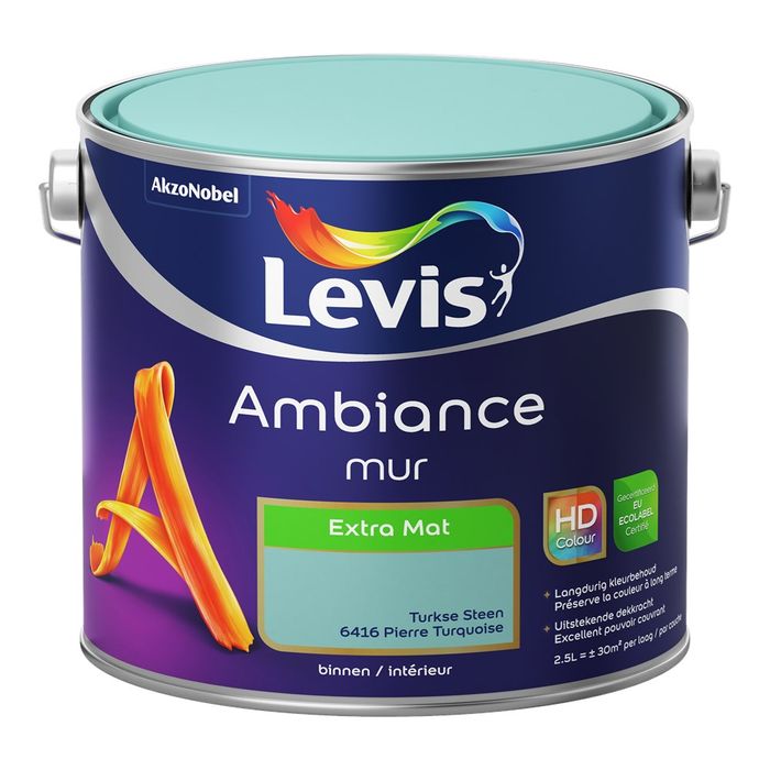 Levis Amb.Mur Ext.M.-2,5L-6416-Turkse Steen