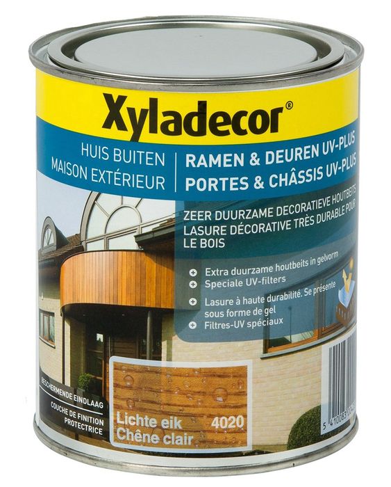 Xyladecor Ramen &Deuren Uv-Plus-3/4L-4050-Teak Xyladecor Ramen &Deuren Uv-Plus-3/4L-4050-Teak