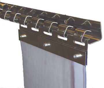 Alfaflex NV Ophangprofiel Voor Heftruckflap 1 meter