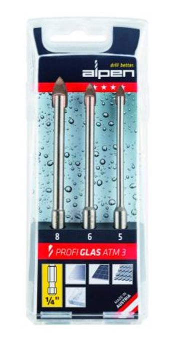 Alpen Set Profi Glasboren Atm 3, 3 Tlg. 5.0/ Alpen Set Profi Glasboren Atm 3, 3 Tlg. 5.0/