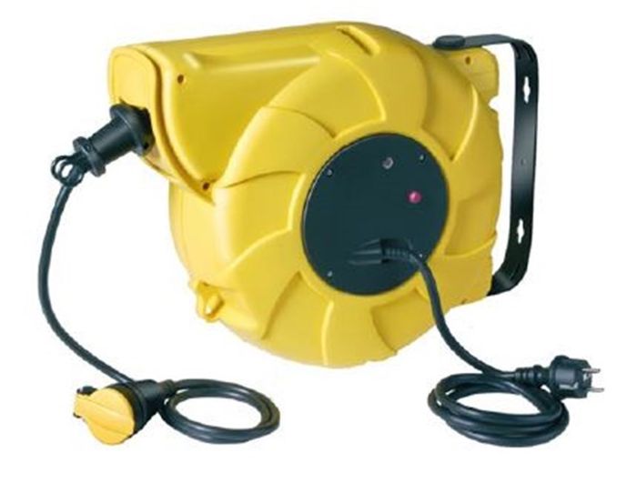 Pro connexxion Muurhaspel Met Veer - 3G1,5 - 20M (18+2) Pro connexxion Muurhaspel Met Veer - 3G1,5 - 20M (18+2)