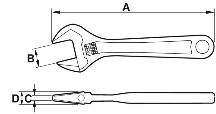 BAHCO Moersleutel Ergo 6 9029