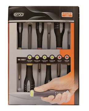 BAHCO Schroevendrset Ergo 6D BE-9882