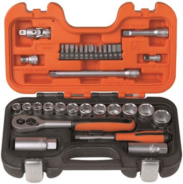 BAHCO 3/8 Bahco Doppenset + 1/4 Bits S330 BAHCO 3/8 Bahco Doppenset + 1/4 Bits S330