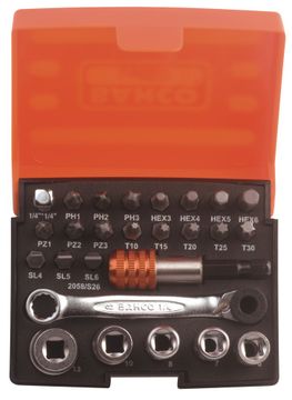 BAHCO Bit Set M.Bit Ratel 26D SB-2058/S26