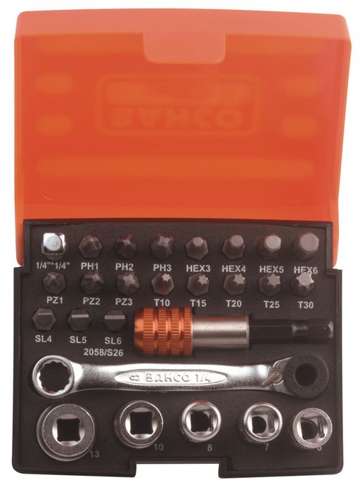 BAHCO Bit Set M.Bit Ratel 26D SB-2058/S26 BAHCO Bit Set M.Bit Ratel 26D SB-2058/S26