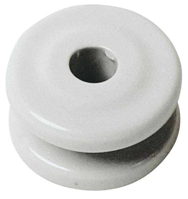 Befralux Hoekrol-Isolator, Porselein (4 Stuks) Befralux Hoekrol-Isolator, Porselein (4 Stuks)