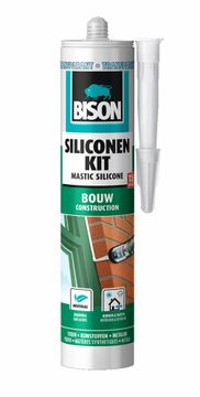 Bison 1491362 Siliconenkit Bouw TransparantCRT 300Ml