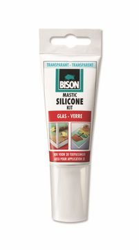 Bison 6301462 Siliconenkit Glas 60 Ml