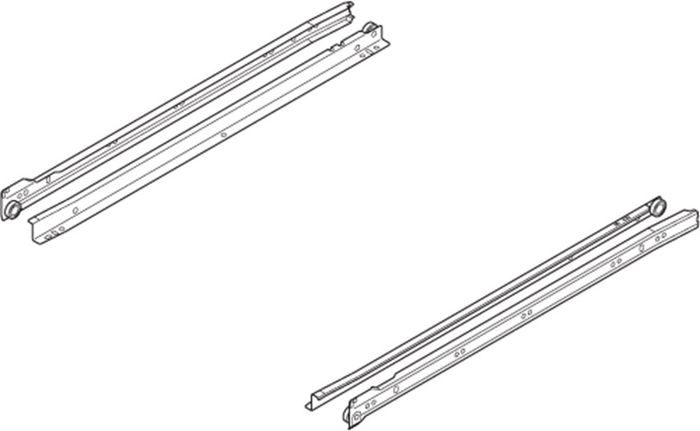 Blum Geleiders Enkel Uittrekbaar - 230M2500