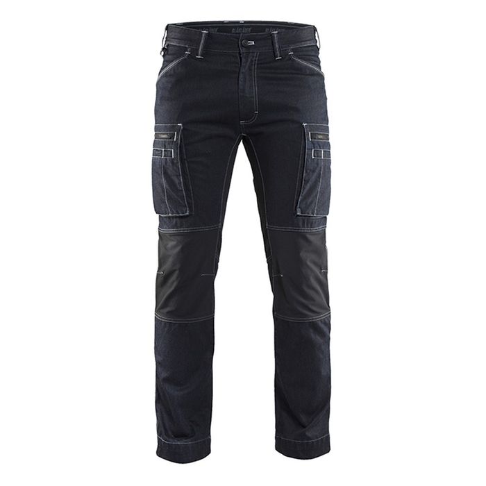 Blåkläder Service werkbroek met stretch marineblauw/zwart Blåkläder Service werkbroek met stretch marineblauw/zwart