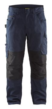 Blåkläder Service werkbroek zonder spijkerzakken Donker marineblauw / Zwart