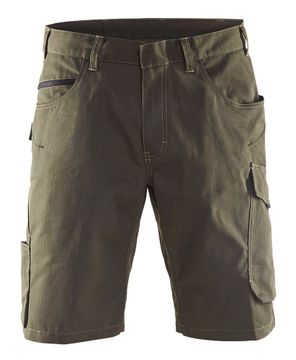 Blåkläder Service short 1499/1330 Groen/Zwart C50