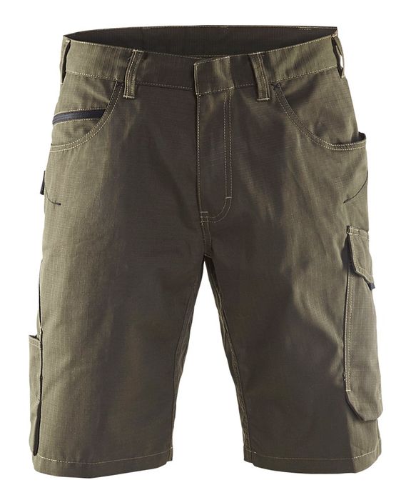 Blåkläder Service short 1499/1330 Groen/Zwart C54
