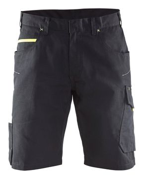 Blåkläder Service short Zwart / Geel