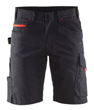 Blåkläder Service short Zwart / Rood